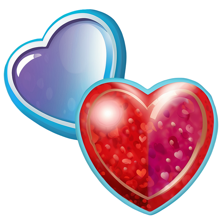 Double Heart Clipart Illustration PNG 10 PNG with transparent background