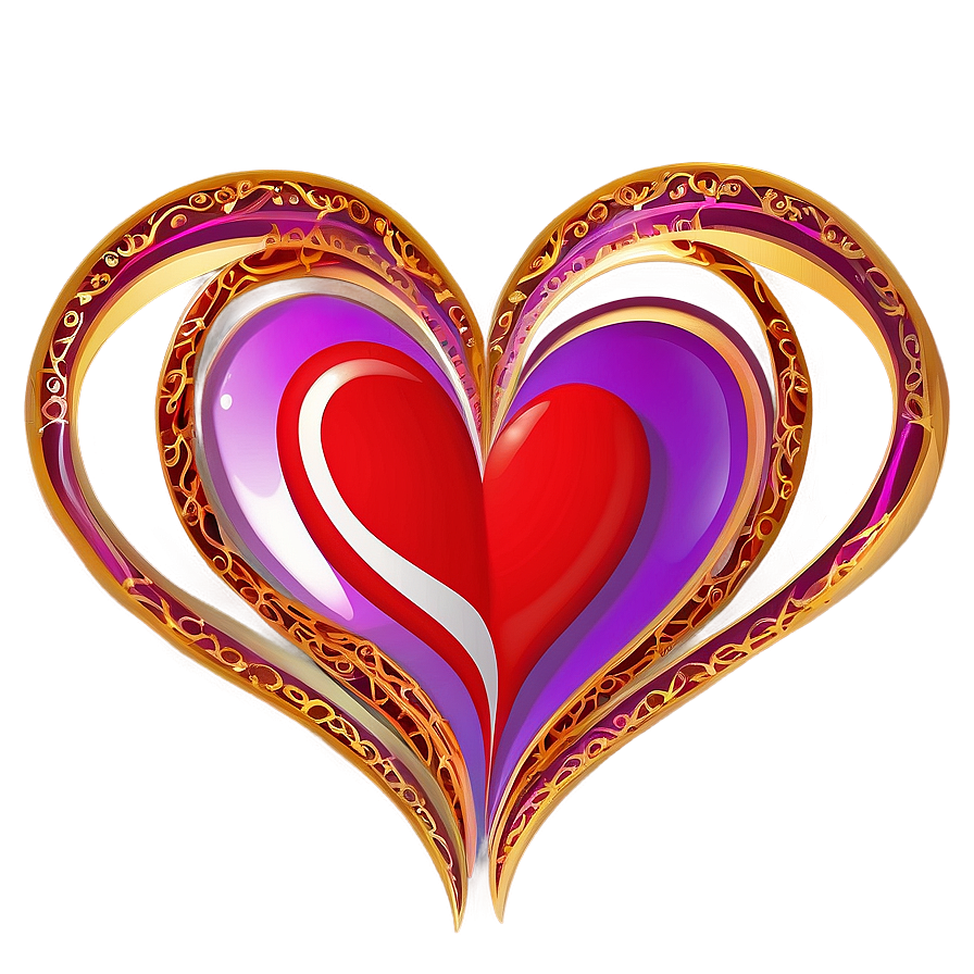 Double Heart Clipart Illustration PNG jot PNG with transparent background