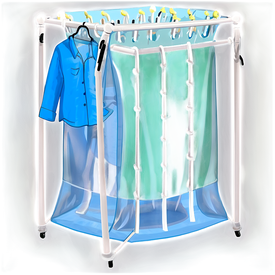 Double Layer Clothes Dryer Png Lev6