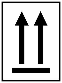 Double Up Arrows Symbol PNG with transparent background