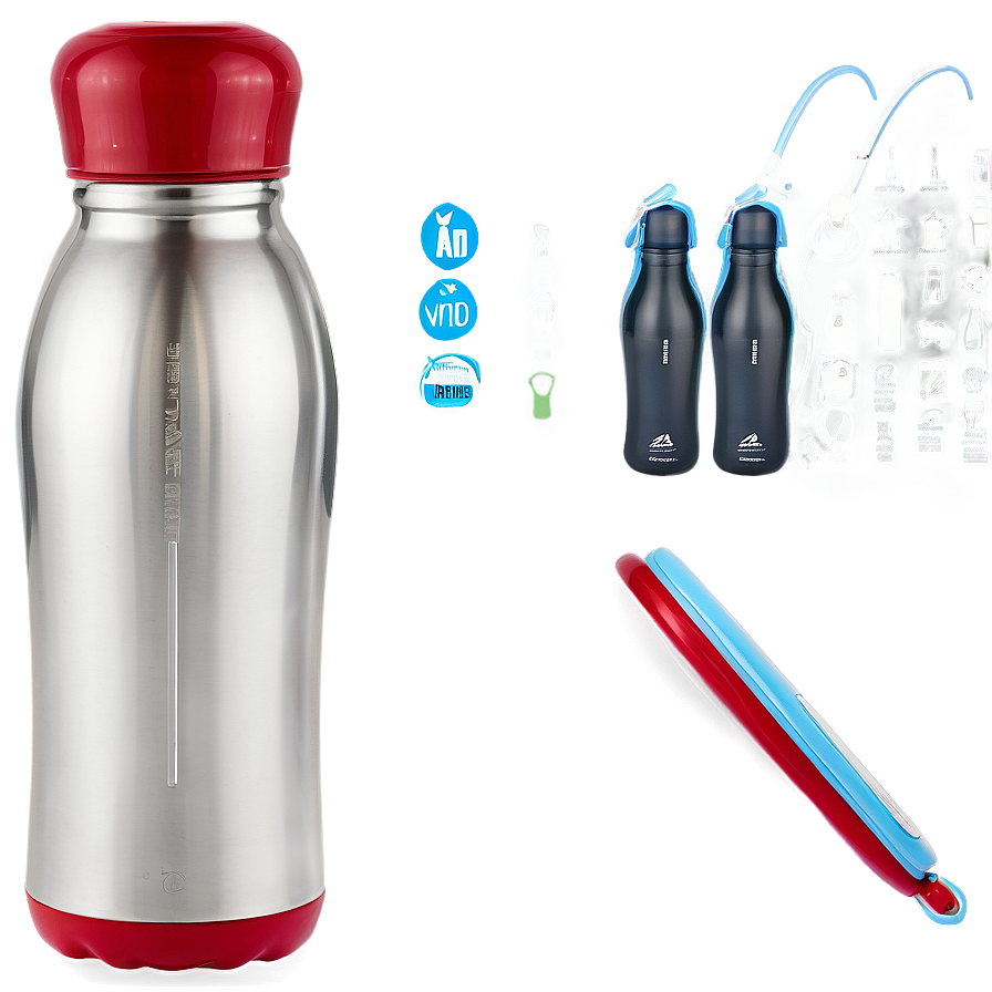 Double Wall Reusable Water Bottle Png Xix