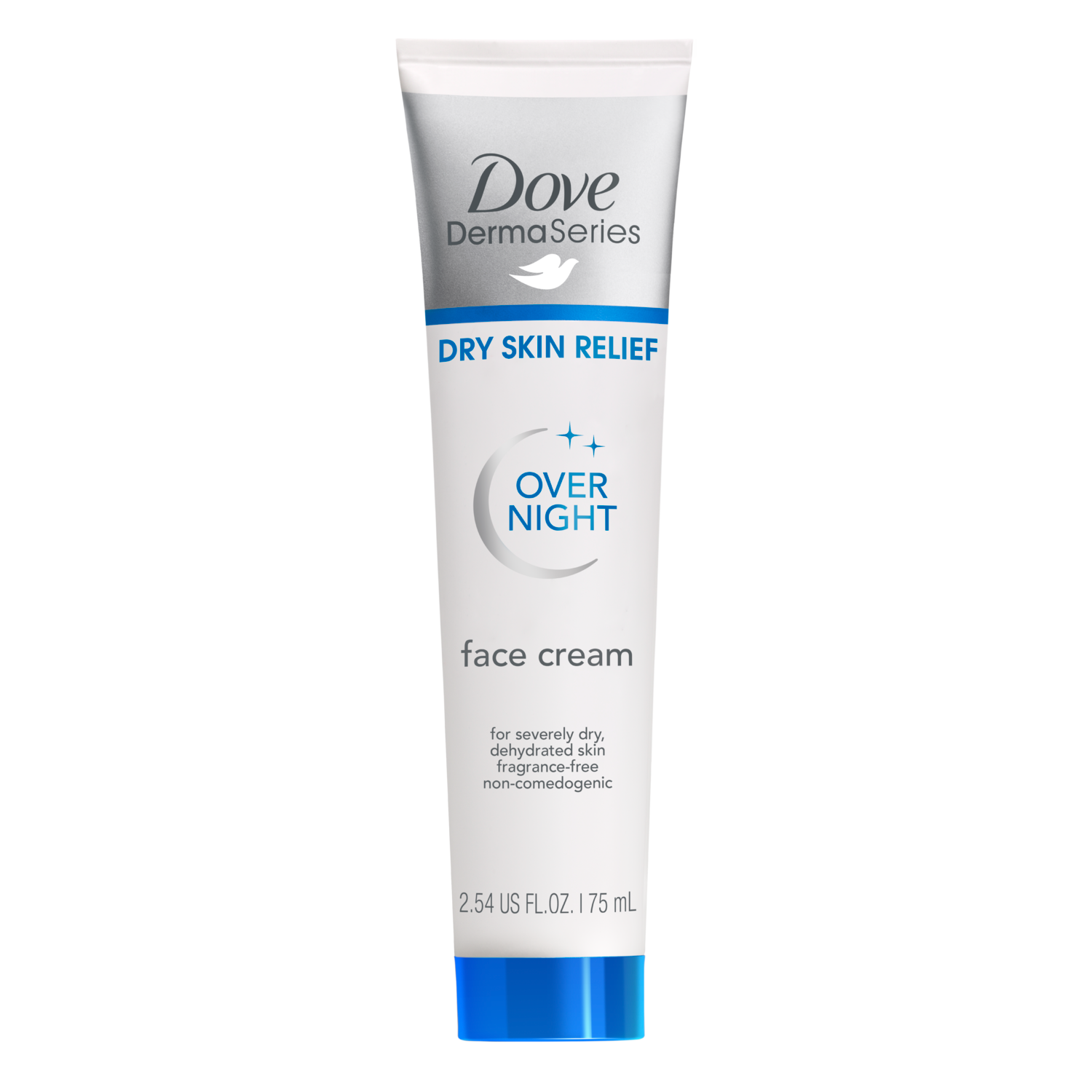 Dermaseries Dry Skin Relief Overnight Face Cream - Dove Face Cream For Dry Skin, HD Png Download PNG with transparent background