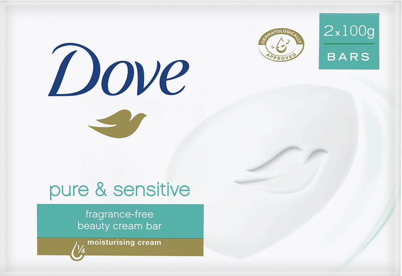 Dove Pure Sensitive Soap Packaging