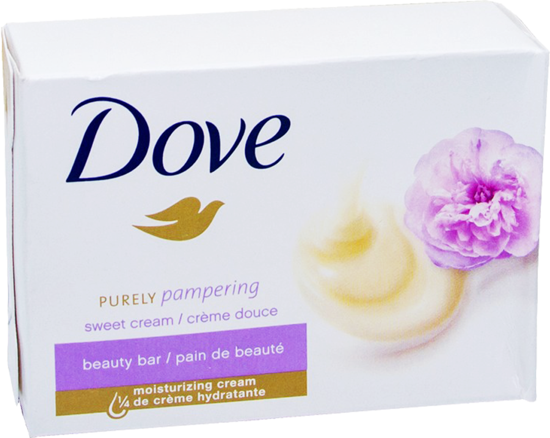 Dove Soap Purely Pampering Sweet Cream 113 Gm - Dove Vanilla Bar Soap, HD Png Download PNG with transparent background