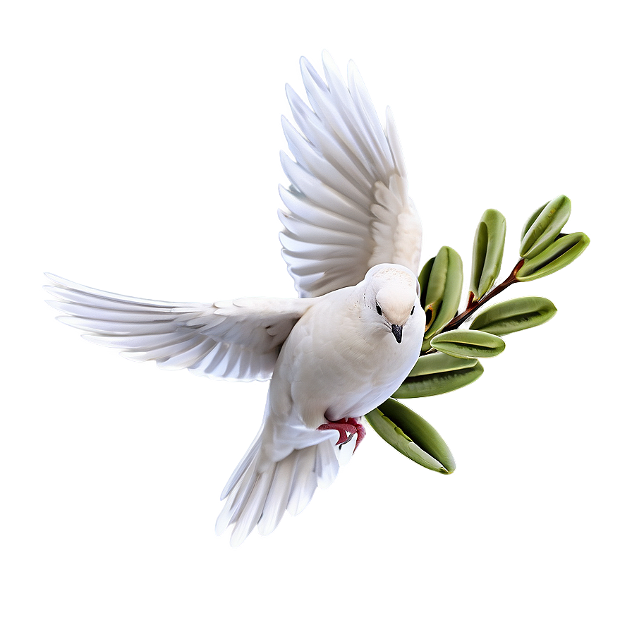 Dove with Olive Branch PNG 86 PNG with transparent background