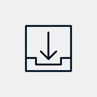 Download Icon Simple Design PNG with transparent background
