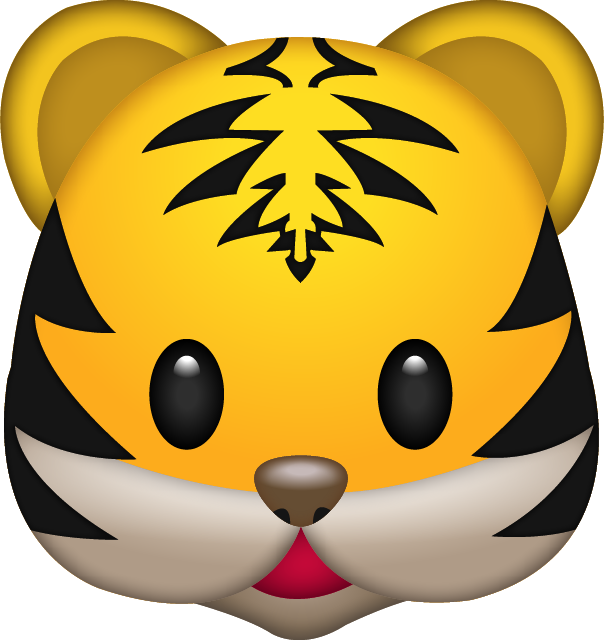 Download Tiger Emoji Png - Tiger Emoji PNG with transparent background