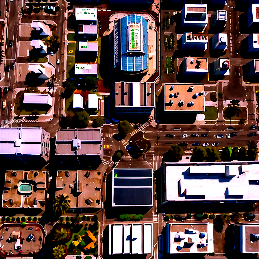 Downtown San Jose Aerial View Png 06252024