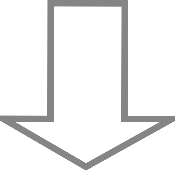 White Down Arrow Vector, HD Png Download PNG with transparent background