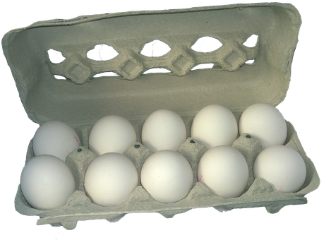 Dozen White Eggsin Carton