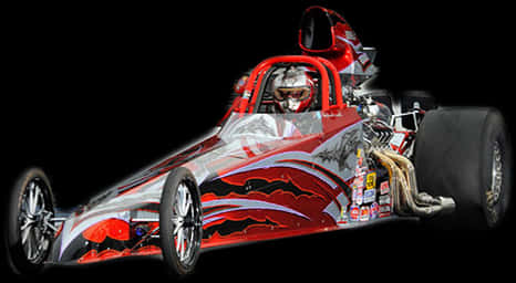 Drag Racing Car Flame Design