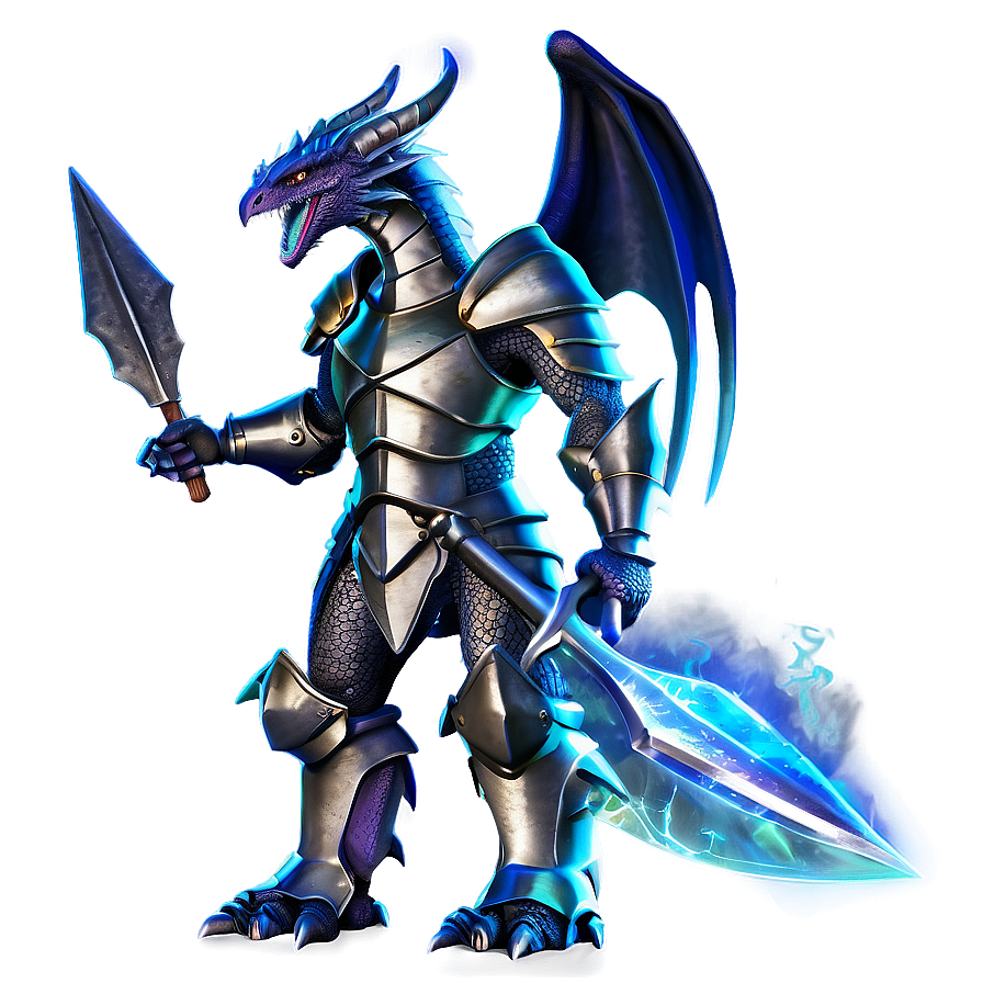 Dragon And Knight Png Yhk6