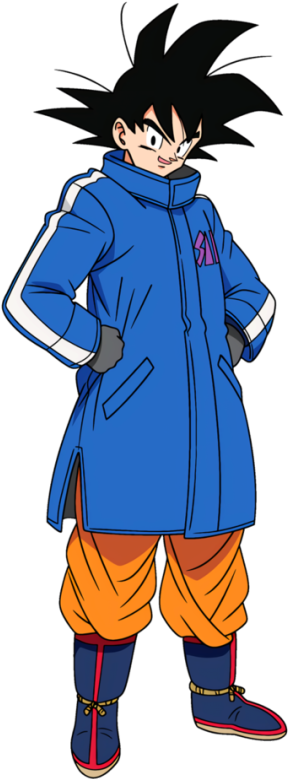 Dragon Ball Character Gokuin Blue Jacket