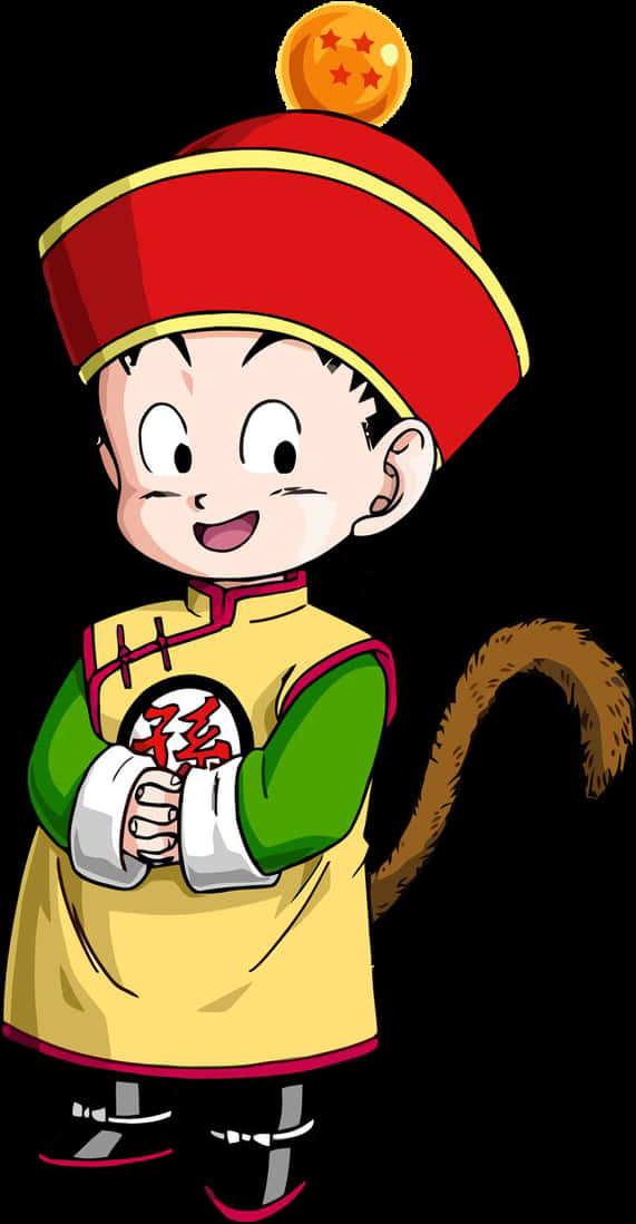 Dragon Ball Character With Four Star Dragon Ball PNG with transparent background