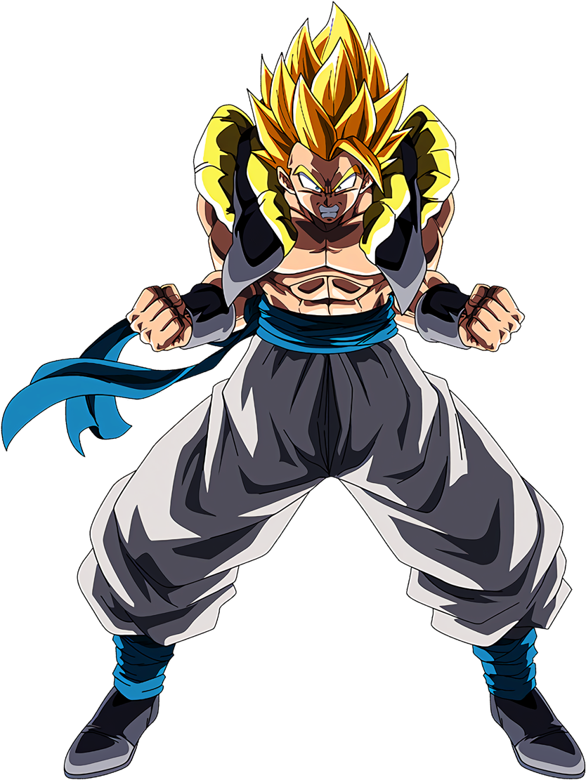 Dragon Ball Super Broly Renders In Dragon Ball Dokkan - Gogeta Ssj Dbs Broly, HD Png Download PNG with transparent background