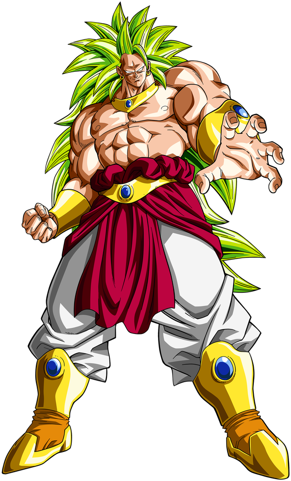 Dragon Ball Z Broly Ssj2, HD Png Download PNG with transparent background