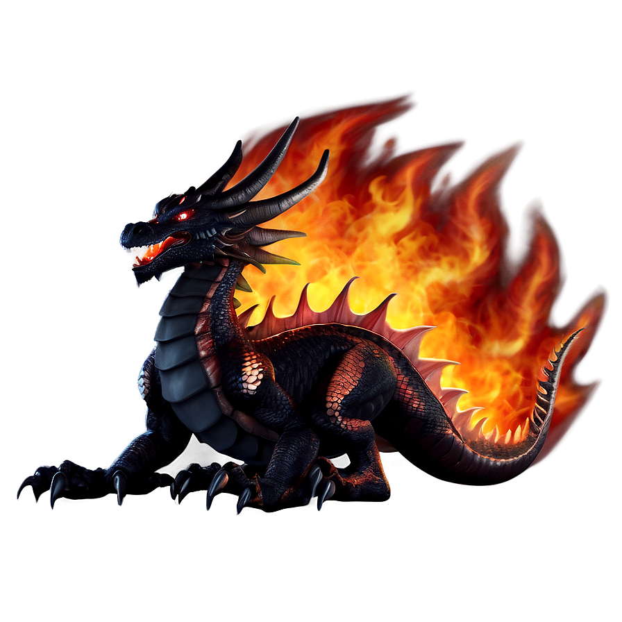 Dragon Fire Fantasy Png Lcl36