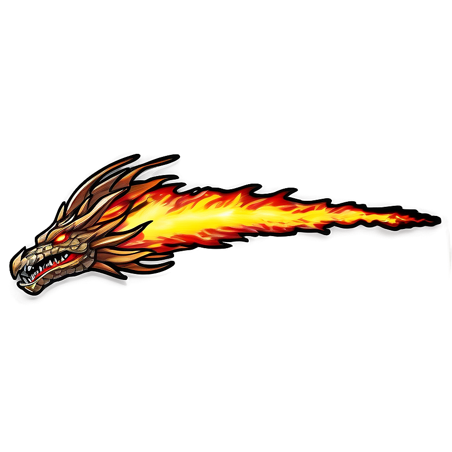 Dragon Fireball Attack Png 05032024