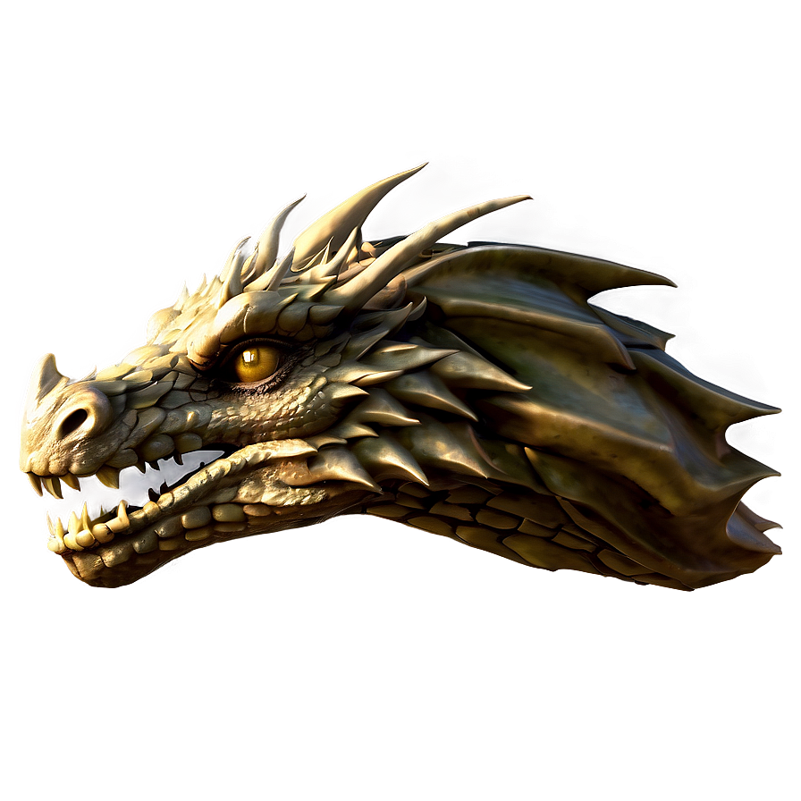 Dragon Head Closeup Png 05032024