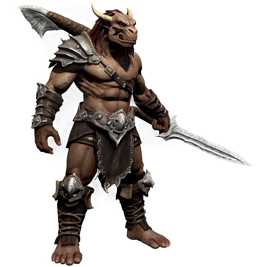 Dragonborn Barbarian Png 06262024