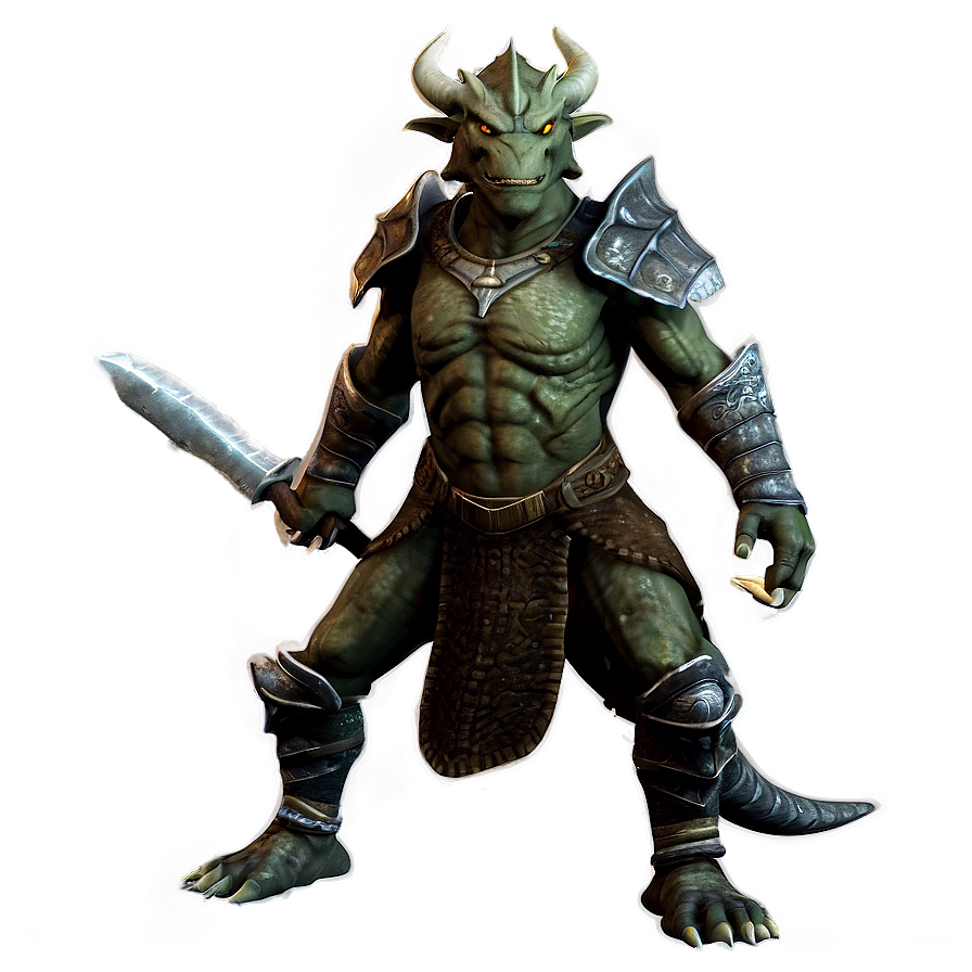 Dragonborn Warrior Png 06262024