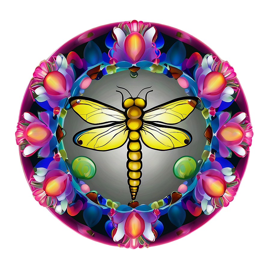 Dragonfly Mandala Png Jkm