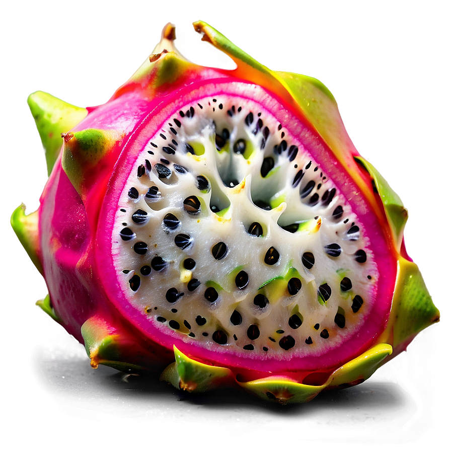 Dragonfruit Piece Isolated Png 06122024