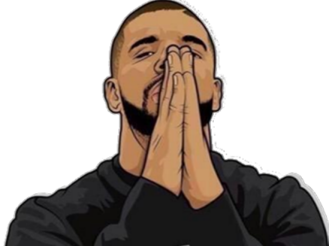 Drake Hand Gesture Illustration PNG with transparent background
