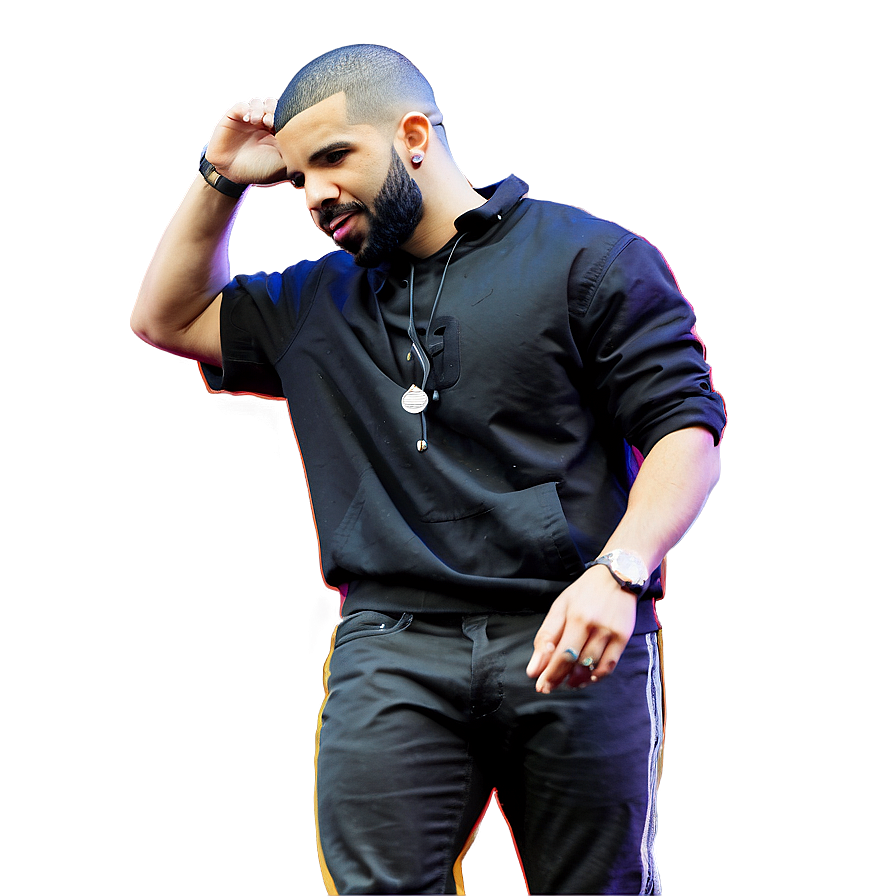 Drake in Concert PNG 05212024 PNG with transparent background