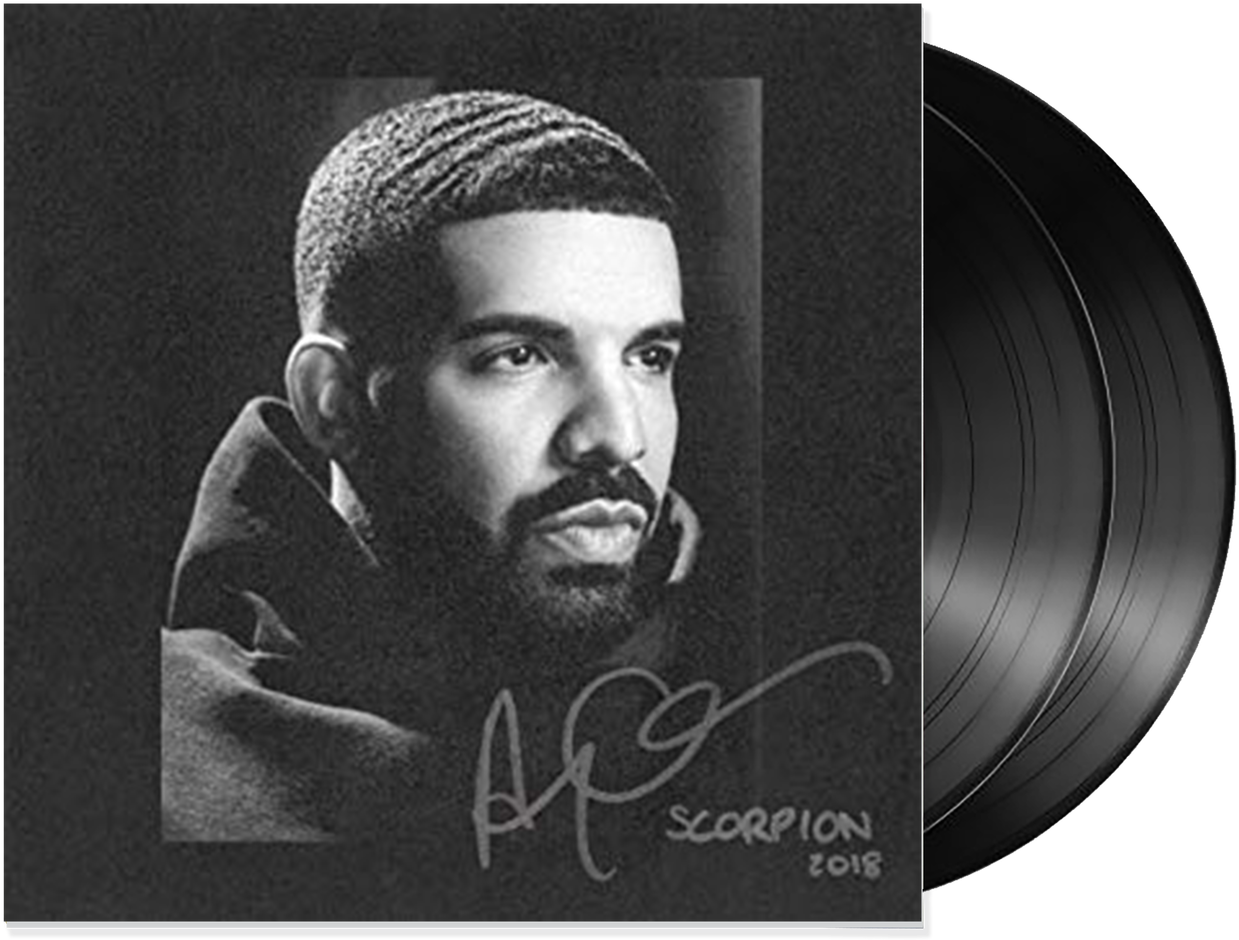 Drake Scorpion Album Cover Vinyl PNG with transparent background
