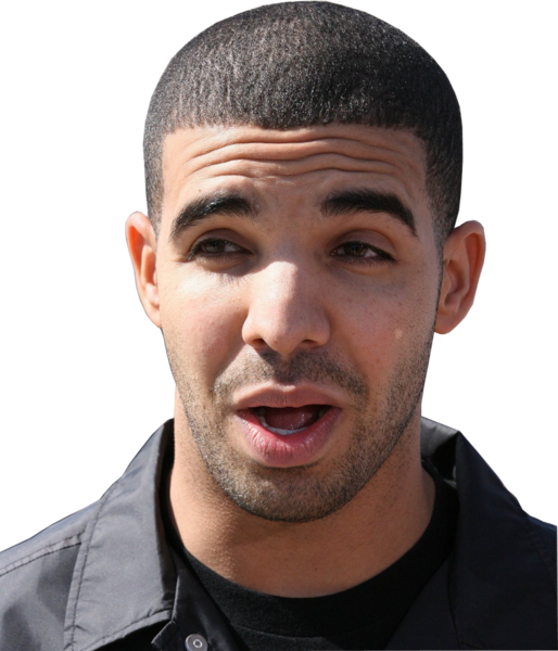 Drake Speaking Candid Moment PNG with transparent background