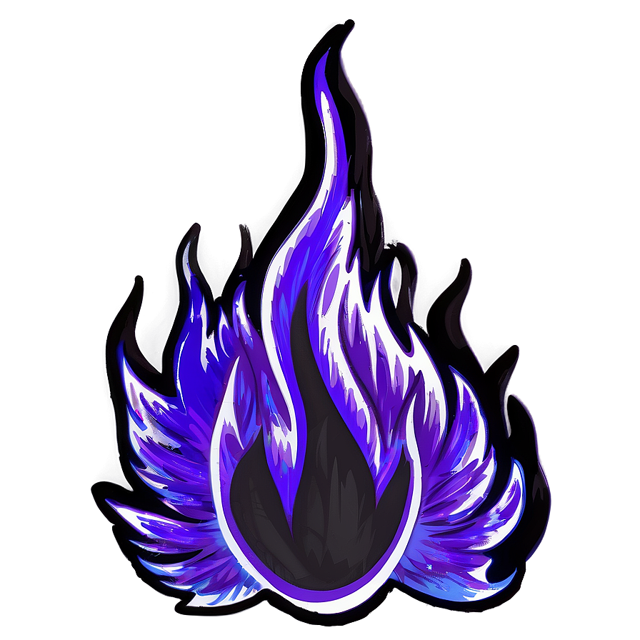 Drawing Of Purple Fire Png Ruo45