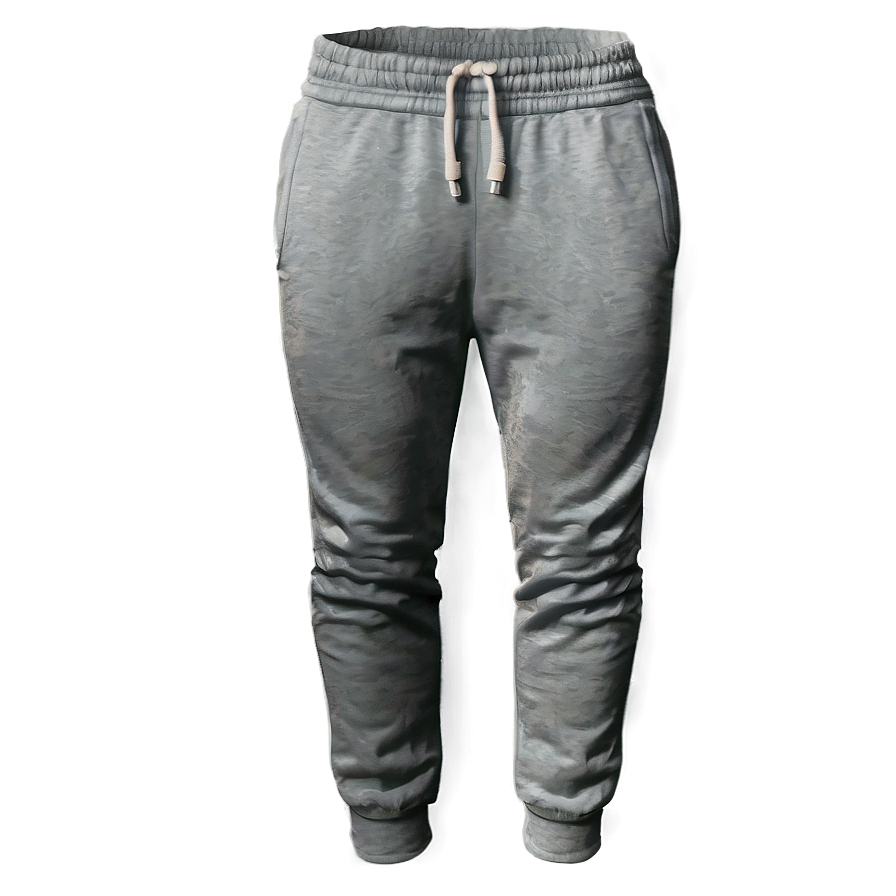 Drawstring Grey Sweatpants Png 06282024