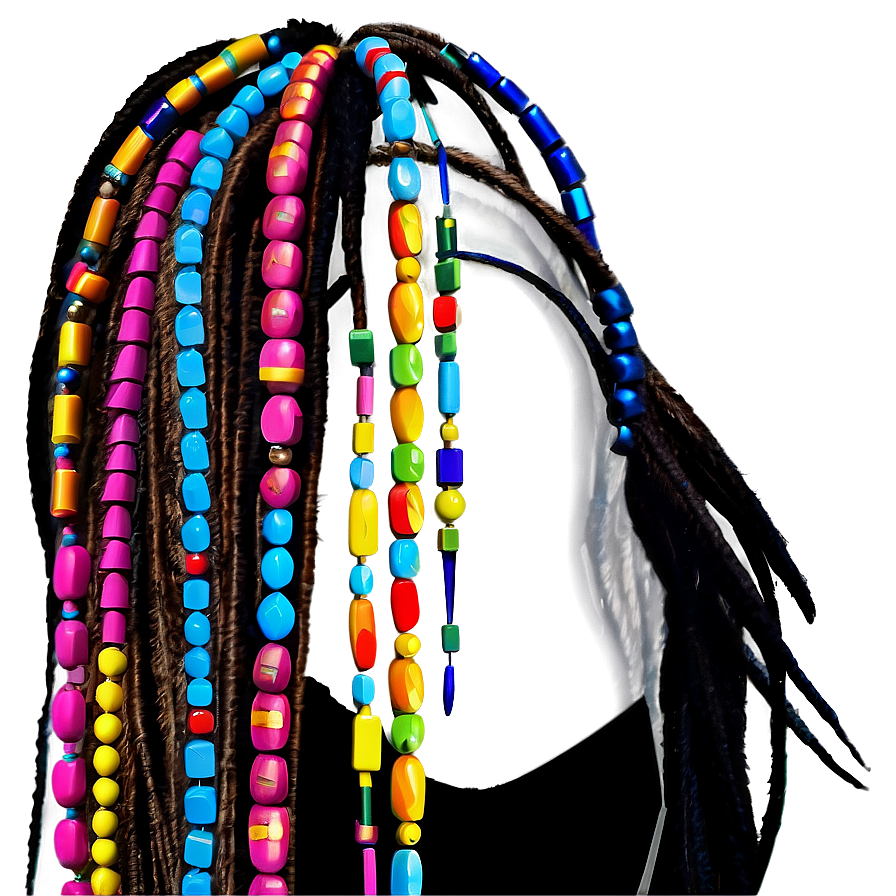 Dreads With Beads Png Owf