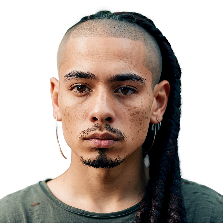 Dreads With Shaved Sides Png 11