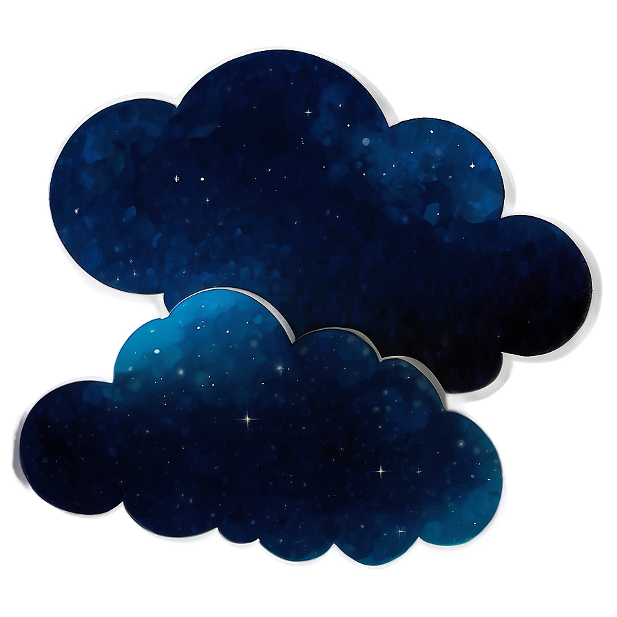 Dream Cloud In Night Sky Png Llu20