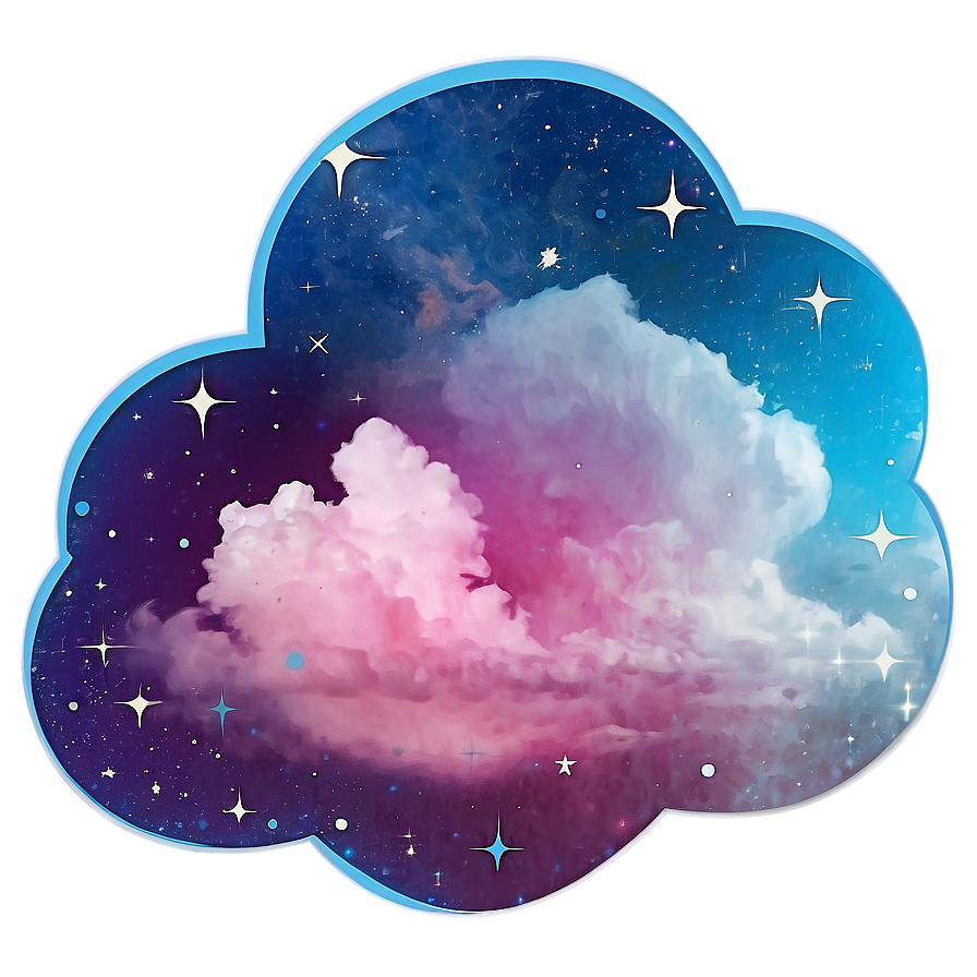 Dream Cloud With Constellations Png 9