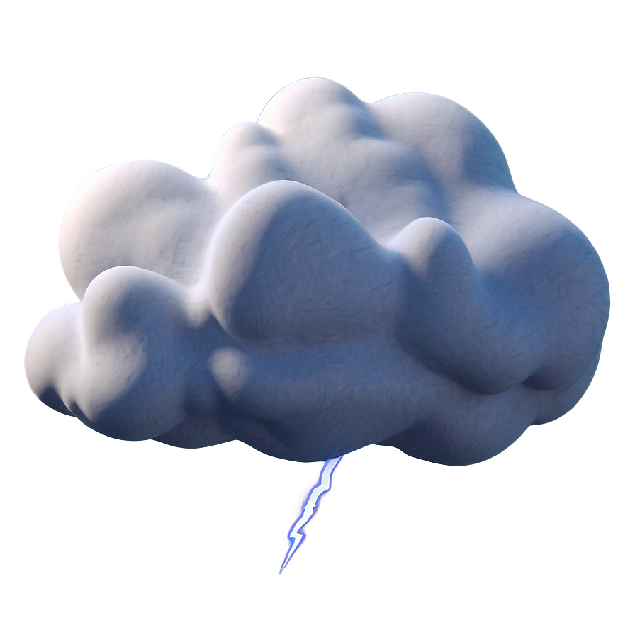 Dream Cloud With Lightning Png Meb