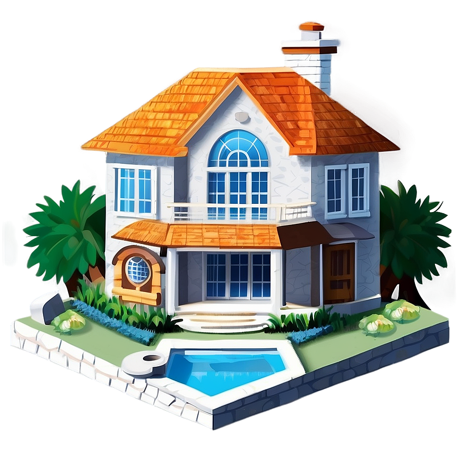 Dream Home Illustration Png 05212024