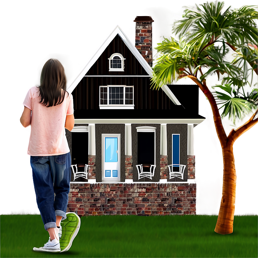 Dream Home Illustration Png Agn