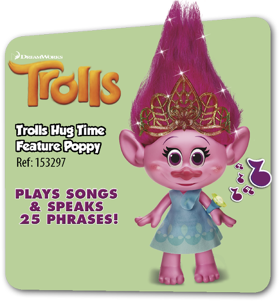 Trolls Hug Time Poppy, HD Png Download PNG with transparent background