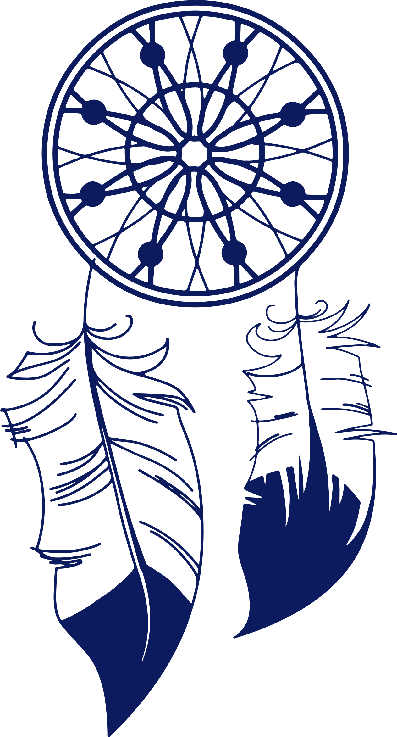 Dreamcatcher Vector Art PNG with transparent background