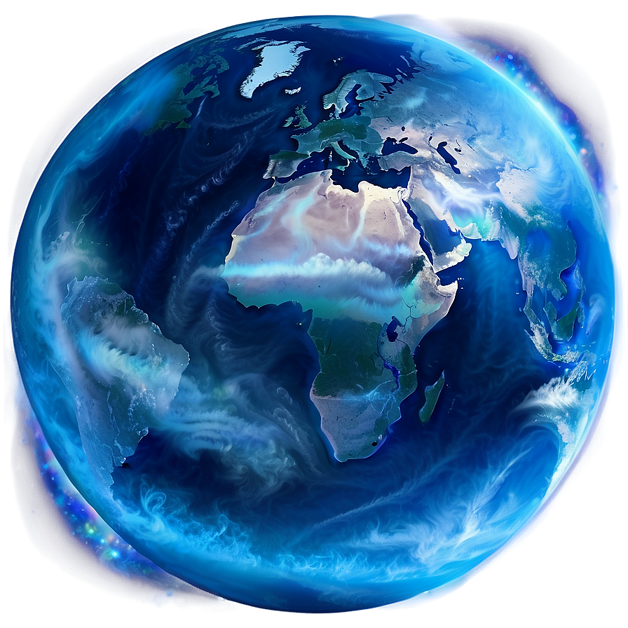 Dreamy Blue Planet Concept Png 06292024