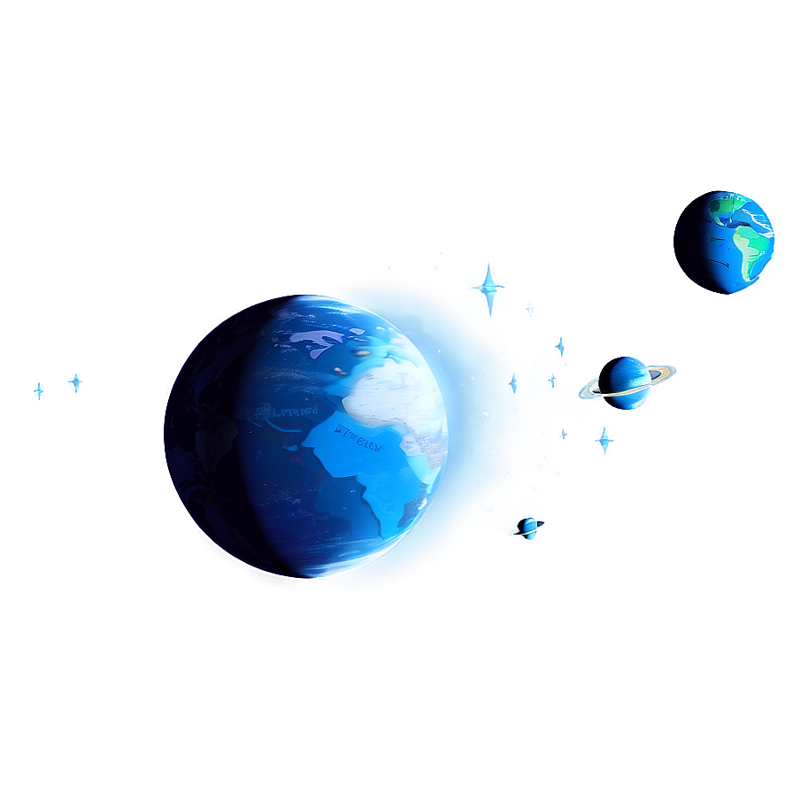 Dreamy Blue Planet Concept Png 71