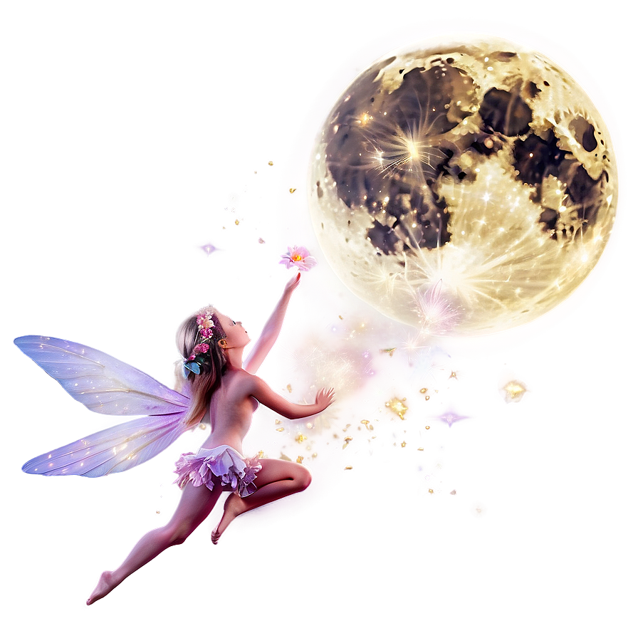 Dreamy Fairy Moon Png 85