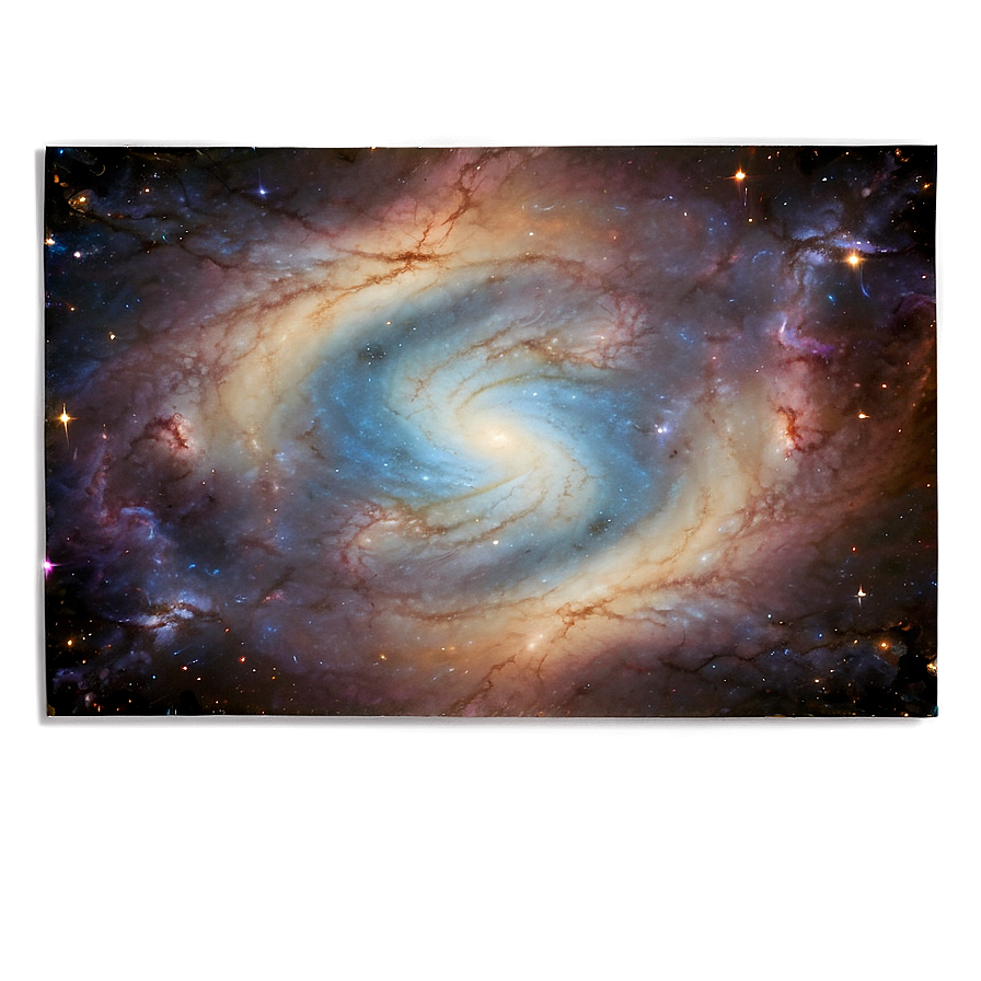 Dreamy Galaxy Stars Visualization Png Syb