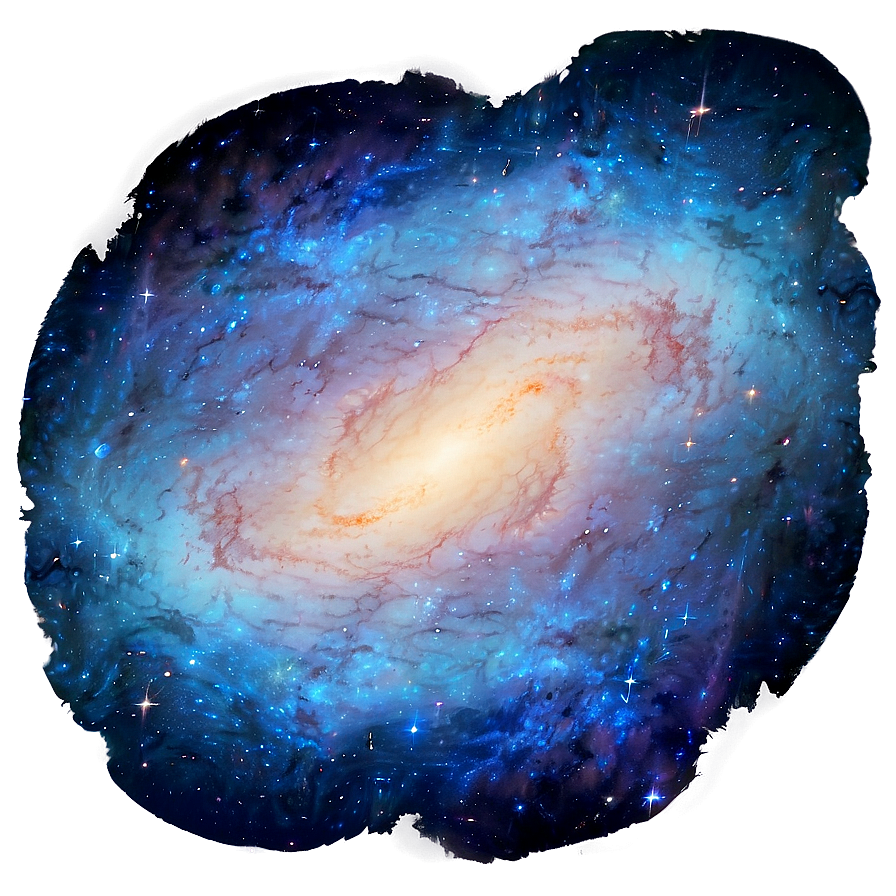 Dreamy Galaxy Stars Visualization Png Xlm