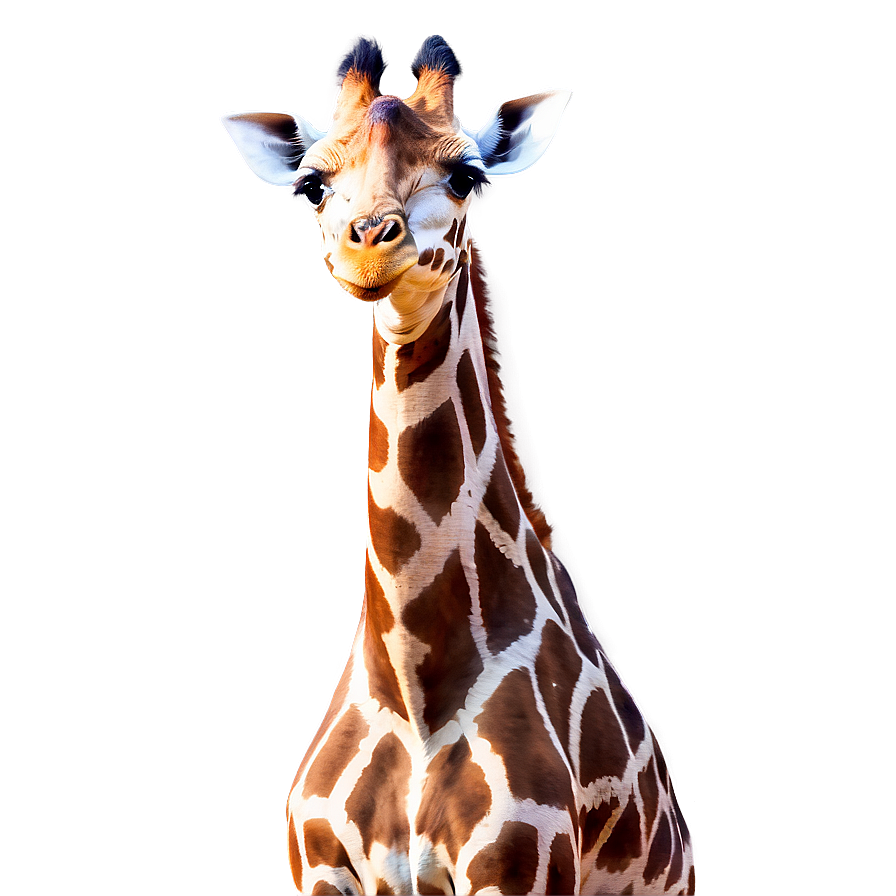 Dreamy Giraffe Landscape Png Kae74