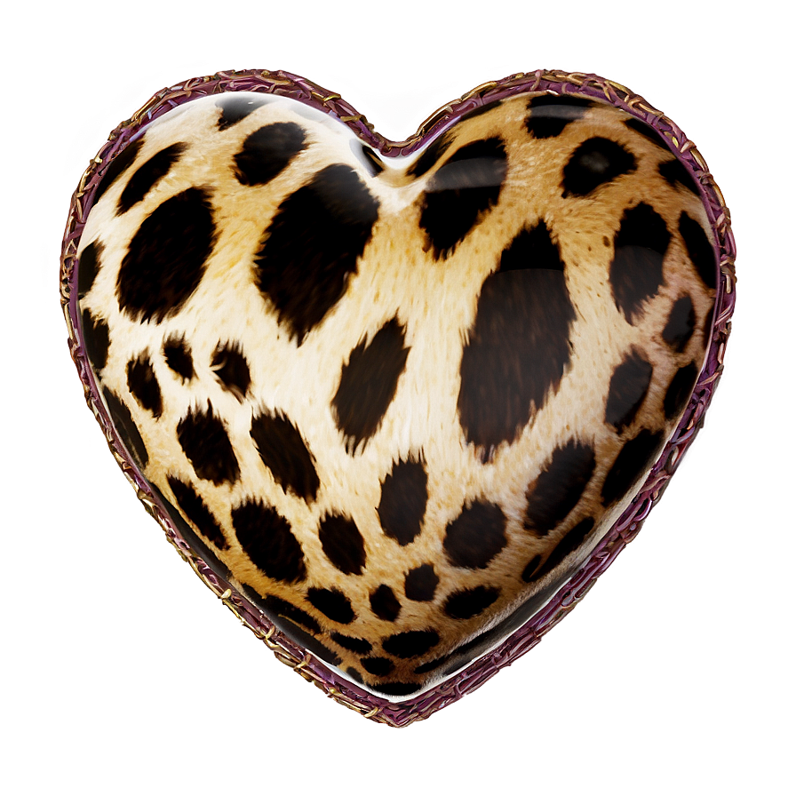 Dreamy Leopard Heart Png 52