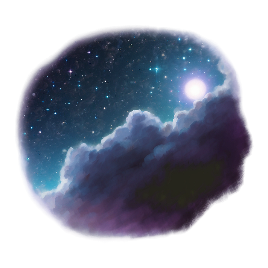 Dreamy Night Sky PNG srb PNG with transparent background